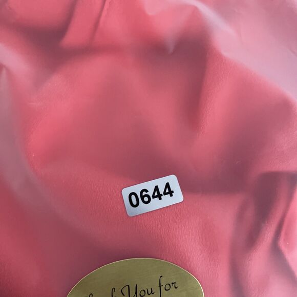 Calvin Klein Women’s Coral Long Sleeve Top Size S Roll Tab Sleeves Waist Blouse - Picture 13 of 13